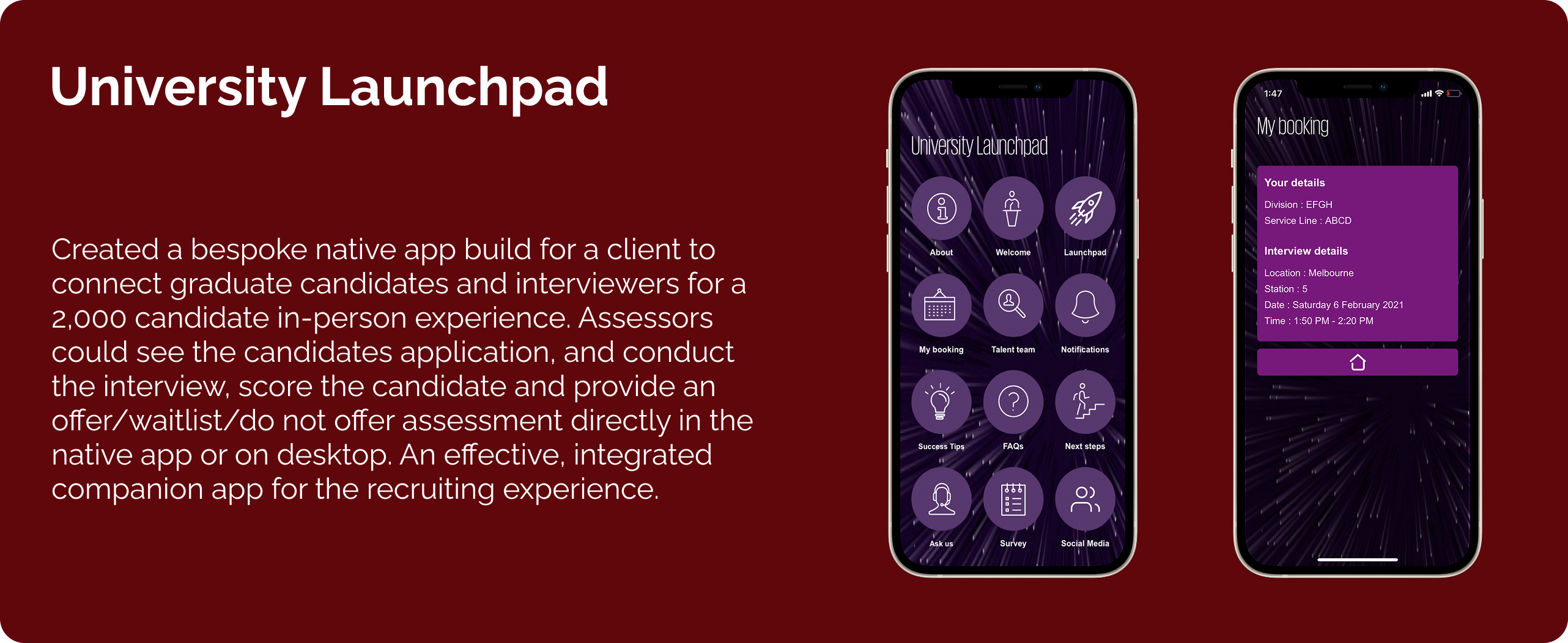 University Launchpad — student engagement and onboarding platform